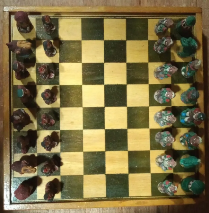Jeux d’échecs complet en bois naturel
