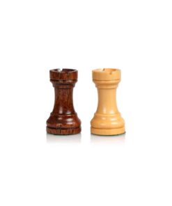 Jeu d'Échecs & Dames de voyage magnétique - Échiquier en bois & Pièces d'échecs et de dames en bois