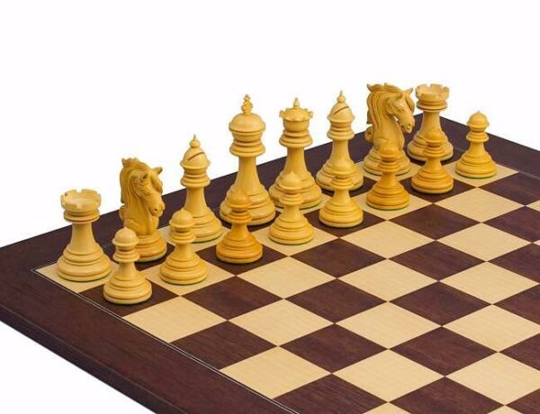 Jeu d'Echecs "Porte du Roi" en Bois de Rose