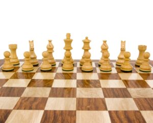 Jeu d'Échecs Staunton Down Head Knight en Bois de Sheesham et Bois de Buis