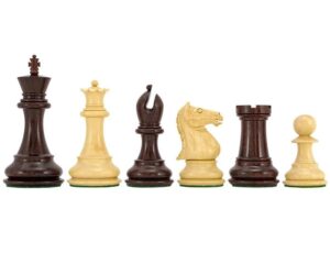 Jeu d'Échecs Staunton en Bois de Buis et Bois de Rose séries Sentinel