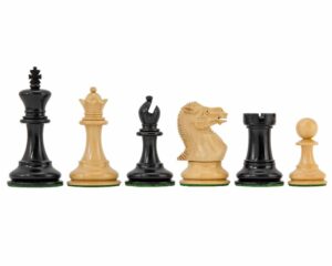 Jeu d'échecs Staunton en Bois de Buis et Ébène séries Highgrove