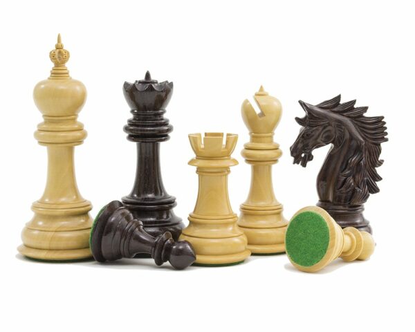 Jeu d'Échecs The Dubliner en Bois de Rose et Bois de Buis
