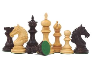 Jeu d'Échecs Garvi en Bois de Buis et Bois de Rose