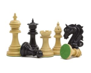 Jeu d'Échecs Kingsgate en Bois d'Ébène et Bois de Buis