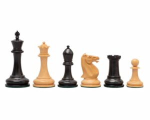 Jeu d'Échecs Paulsen 1853 en Bois d'Ébène et Bois de Buis