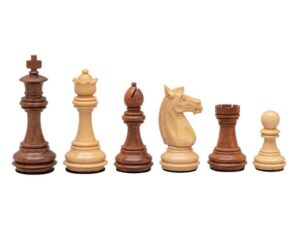 Jeu d'Échecs Italien Trapani en Bois d'Acacia et Bois de Buis