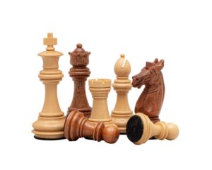 Jeu d'Échecs Italien Trapani en Bois d'Acacia et Bois de Buis