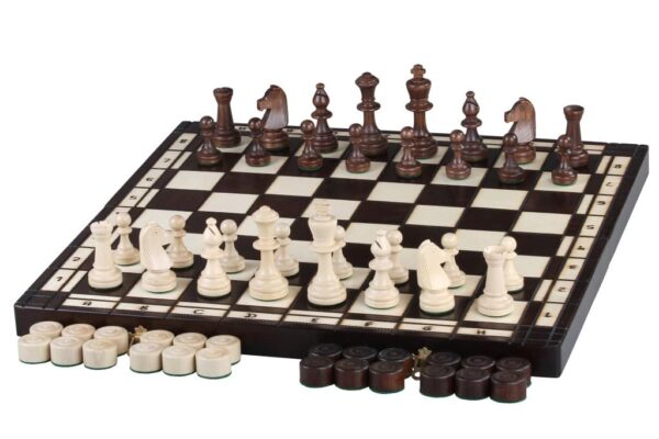 Jeu d'échec & Echiquier Chess + Checkers