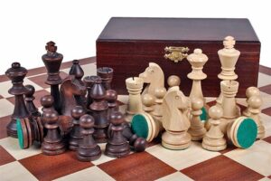 225-1-Jeux-Echecs-Dgt-officiel-FIDE-Bois-ébène-Buis-non-lesté